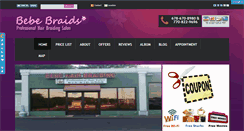 Desktop Screenshot of bebebraids.com